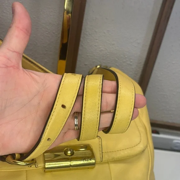 Coach Yellow Hobo Bag1 - Picture 10 of 16